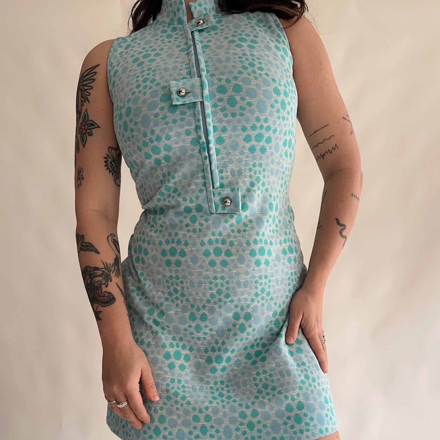 vestido vintage 70s (S-M)