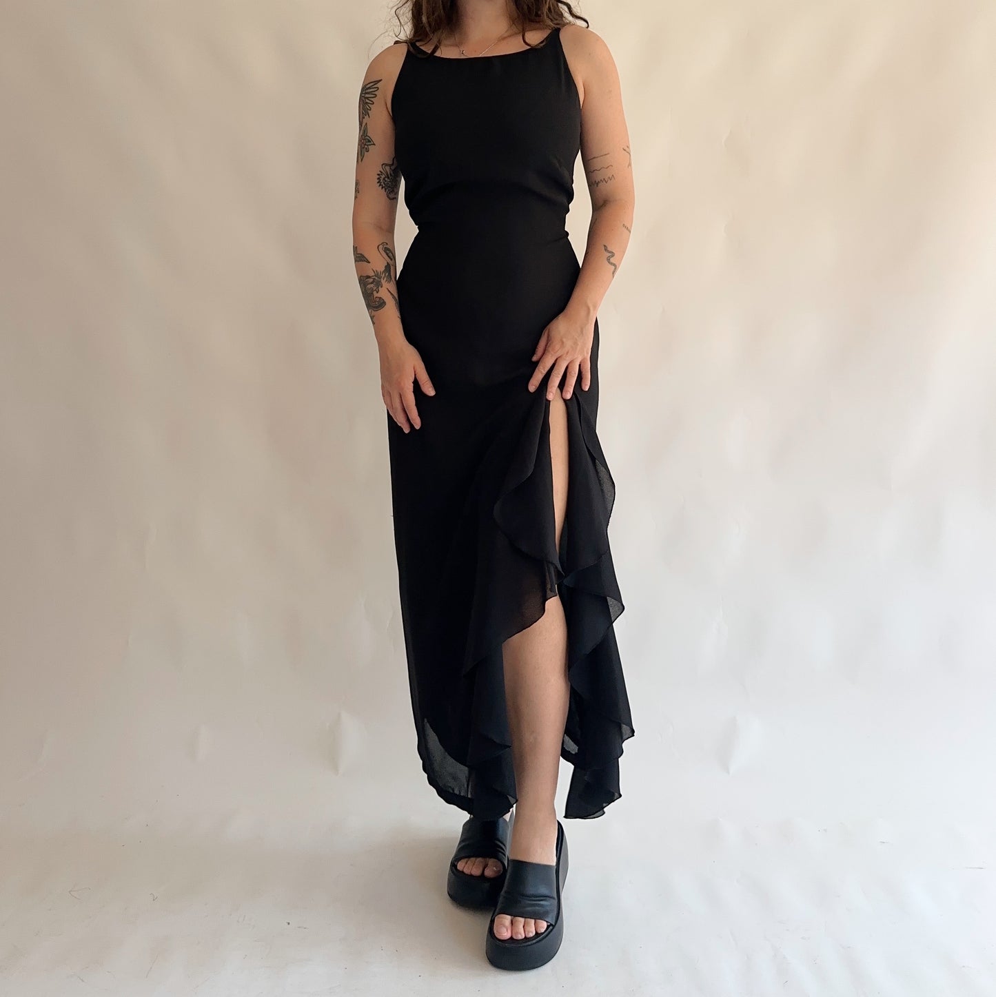 vestido vintage maxi y2k (M-L)