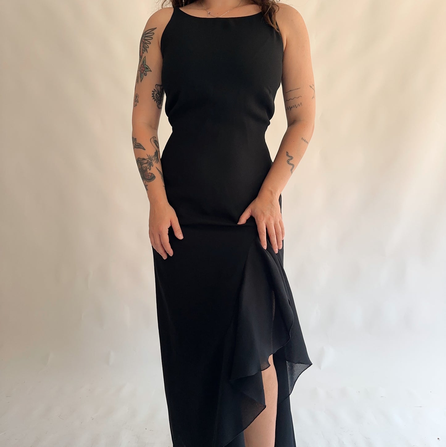 vestido vintage maxi y2k (M-L)