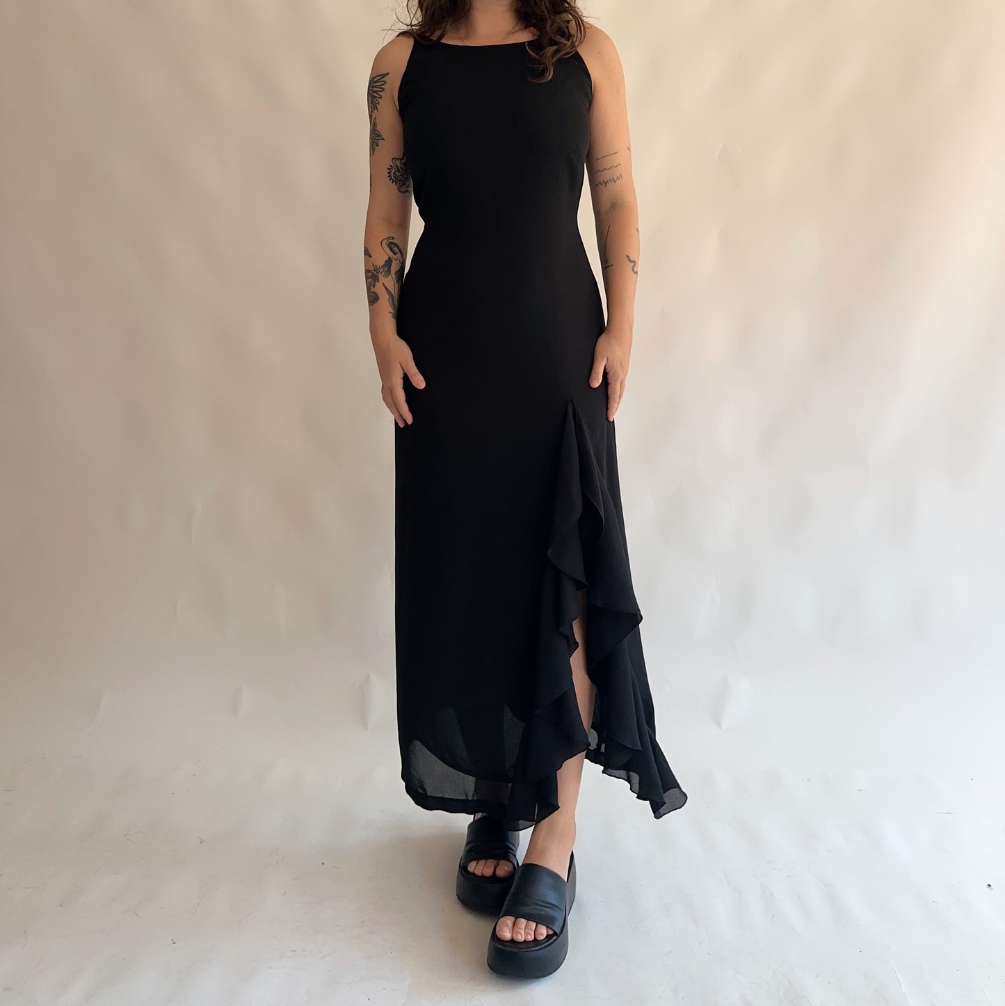 vestido vintage maxi y2k (M-L)