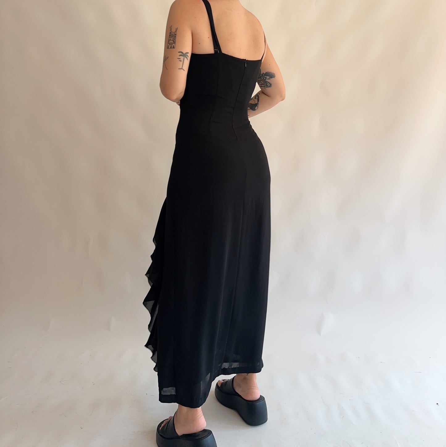 vestido vintage maxi y2k (M-L)