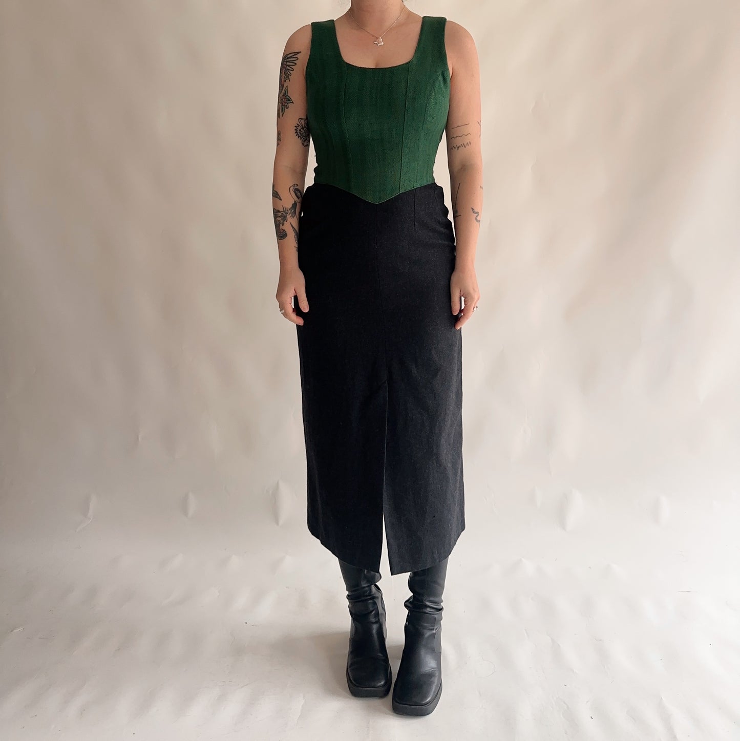 vestido vintage austríaco (L)