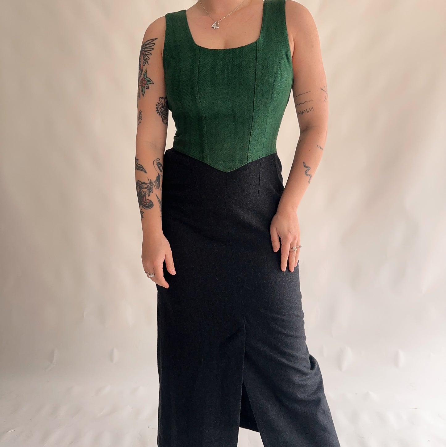 vestido vintage austríaco (L)