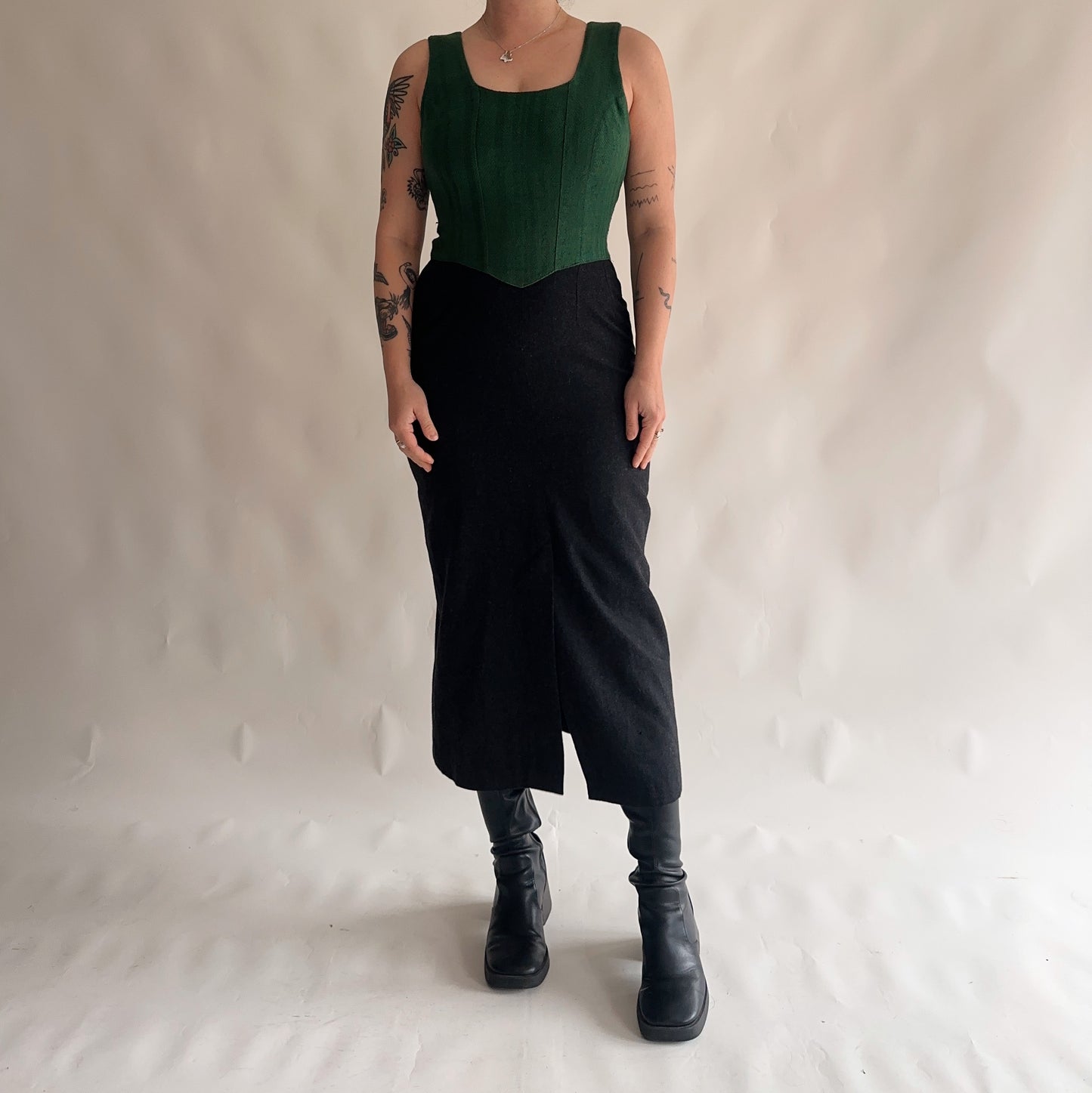 vestido vintage austríaco (L)