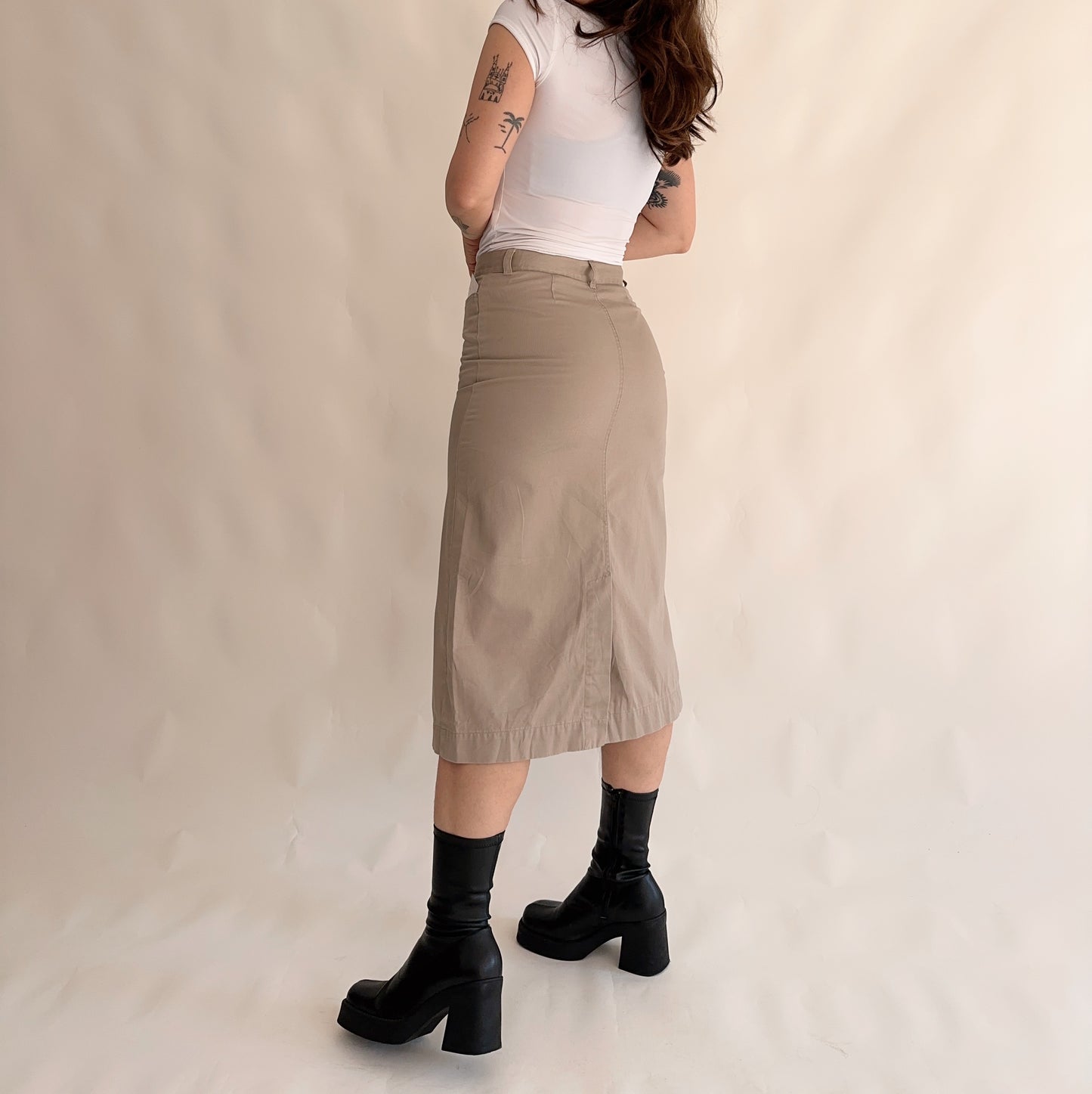 Vintage midi skirt (M)