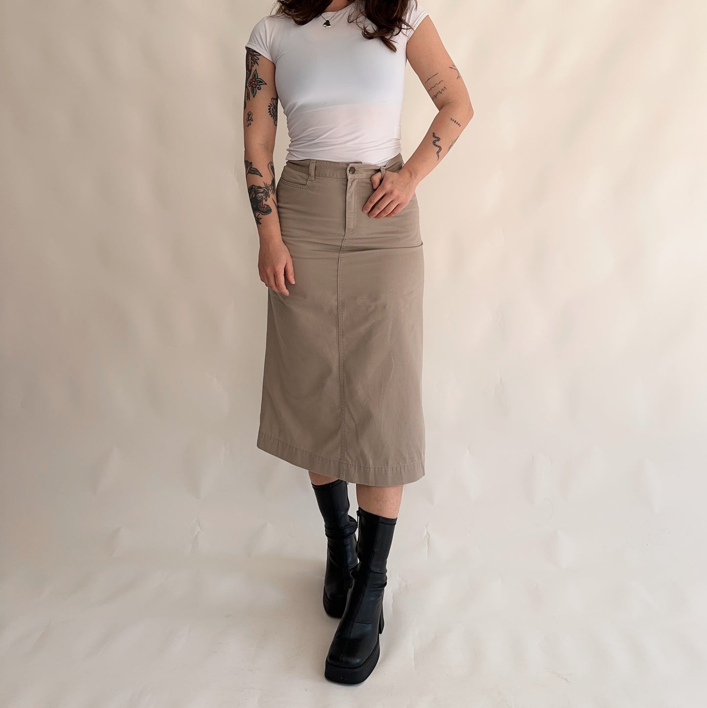 Vintage midi skirt (M)
