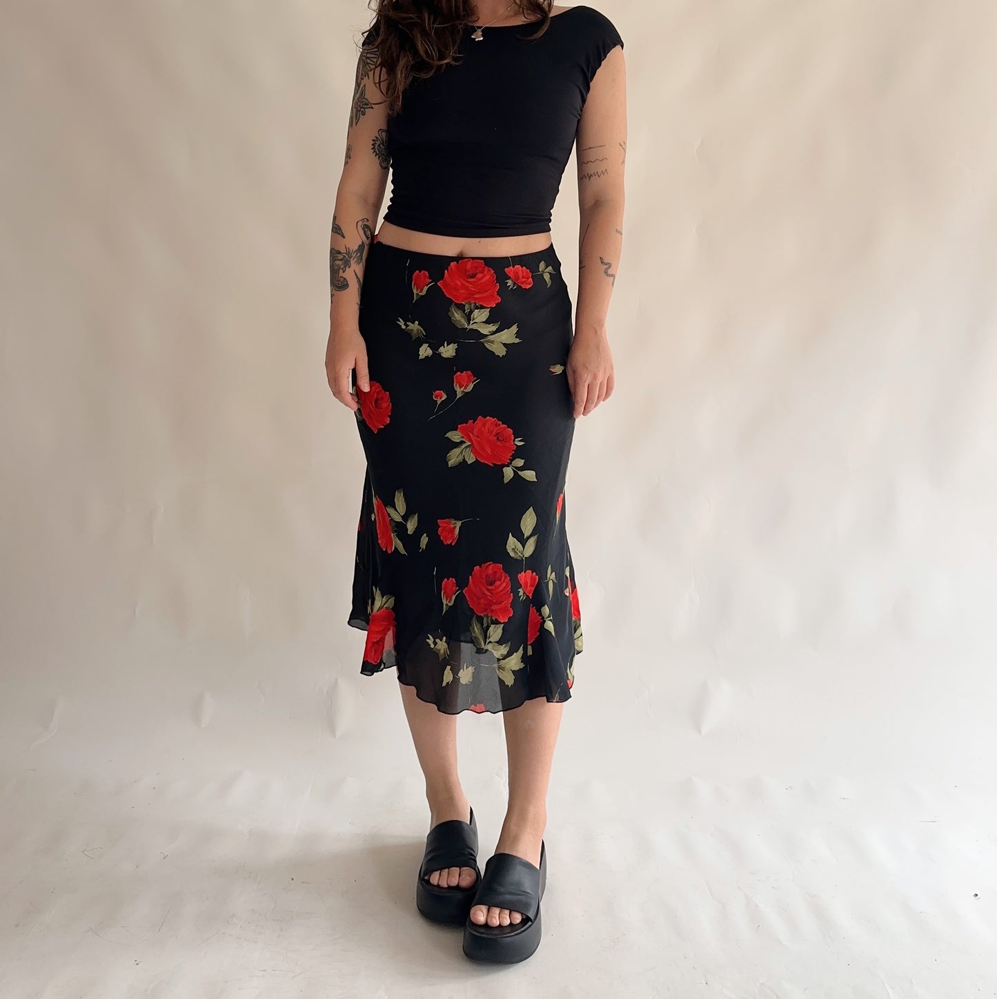 saia vintage floral y2k (M-L)