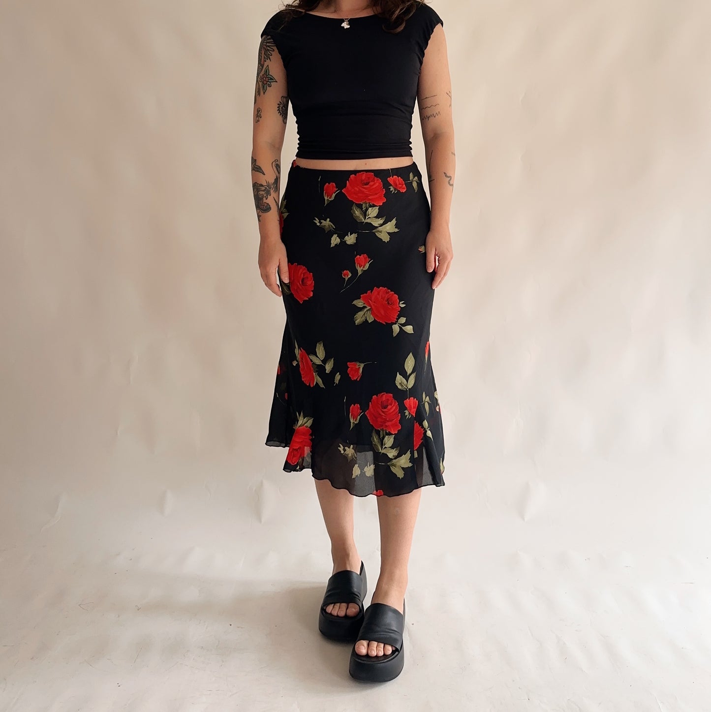 saia vintage floral y2k (M-L)