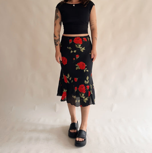 saia vintage floral y2k (M-L)