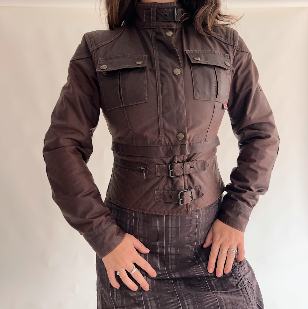 casaco vintage belstaff y2k (M)