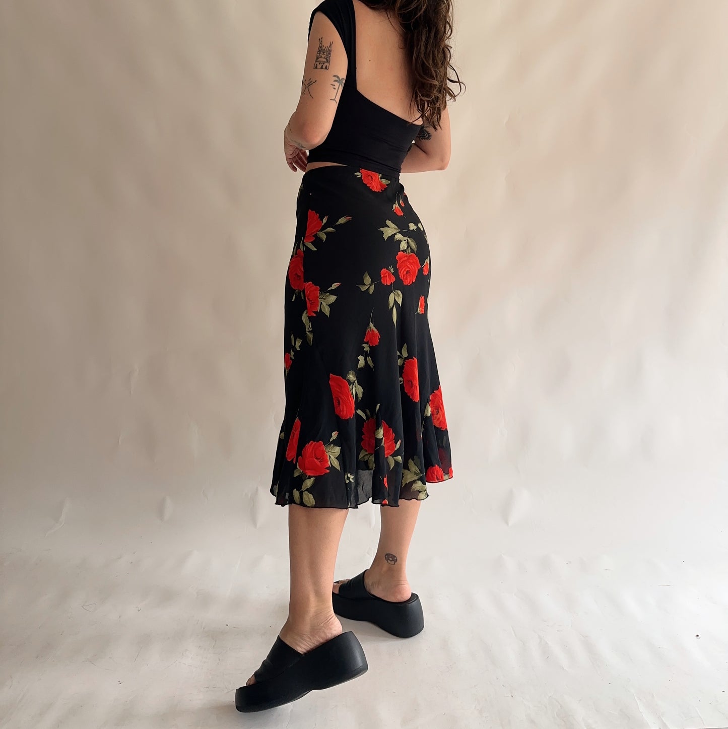saia vintage floral y2k (M-L)