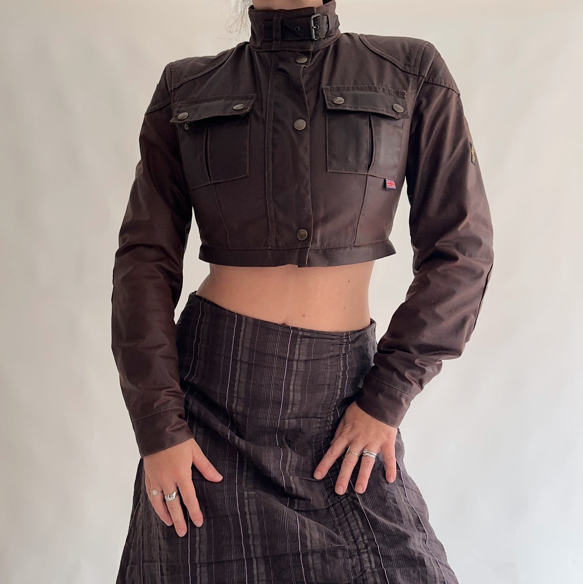 casaco vintage belstaff y2k (M)