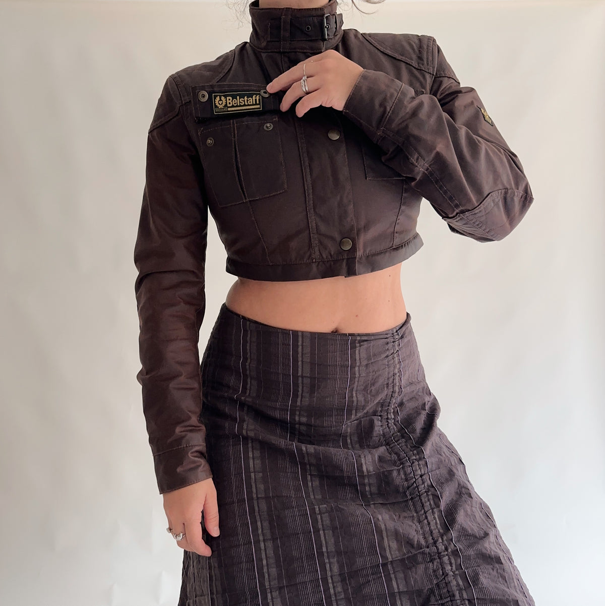 casaco vintage belstaff y2k (M)