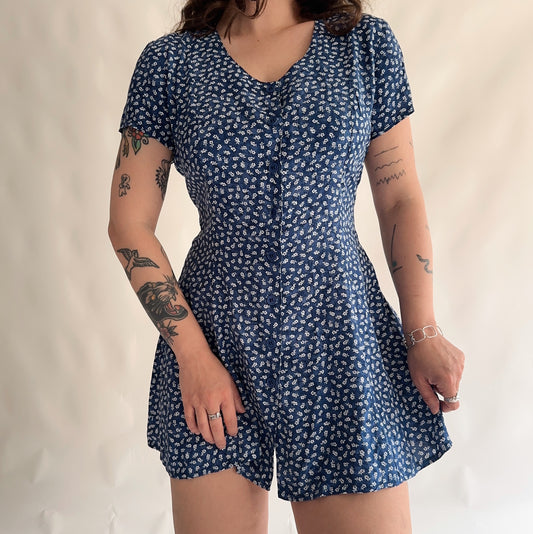 Vestido Vintage curto 90s (M-L)