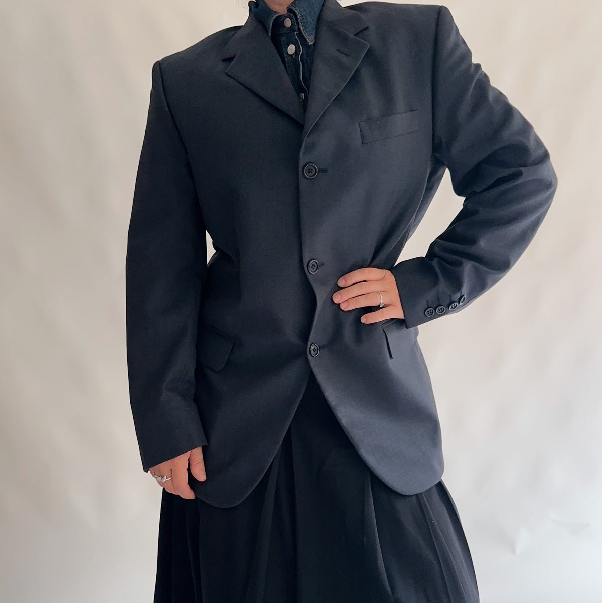 blazer massimo dutti 100% lã (L)