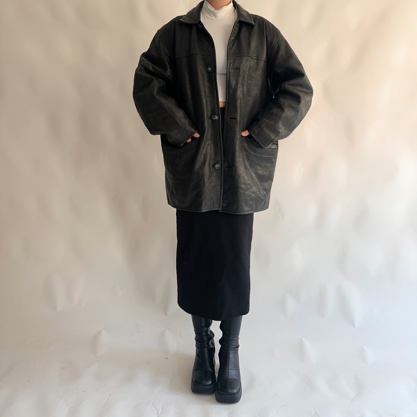 Casaco Vintage pele (L)