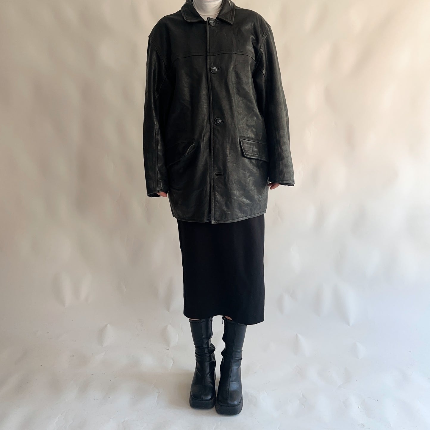 Casaco Vintage pele (L)