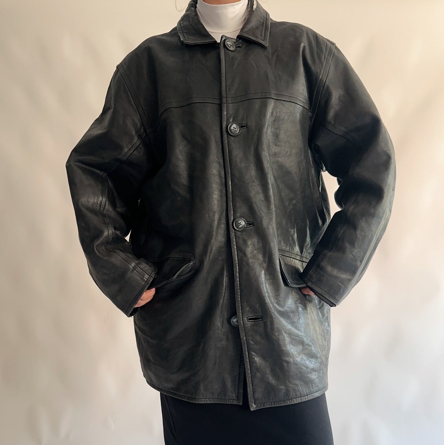 Casaco Vintage pele (L)