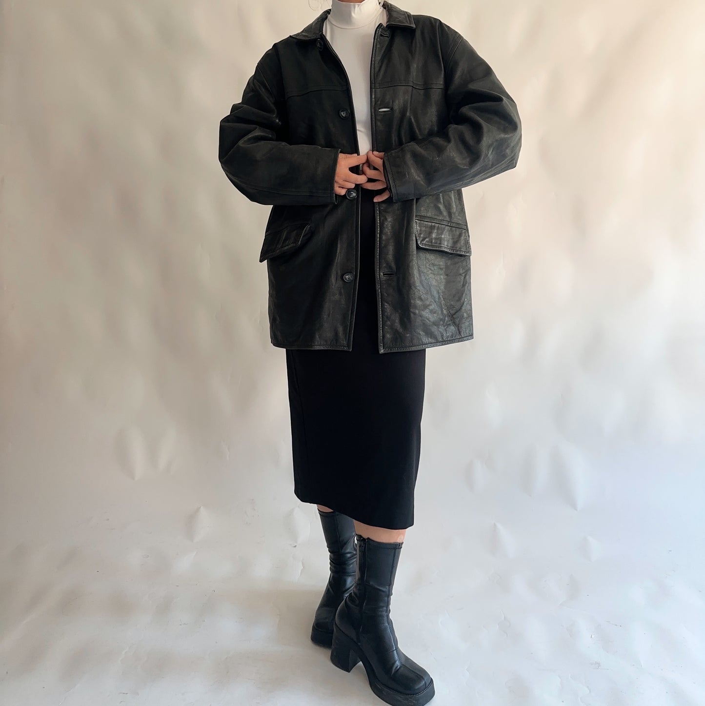 Casaco Vintage pele (L)