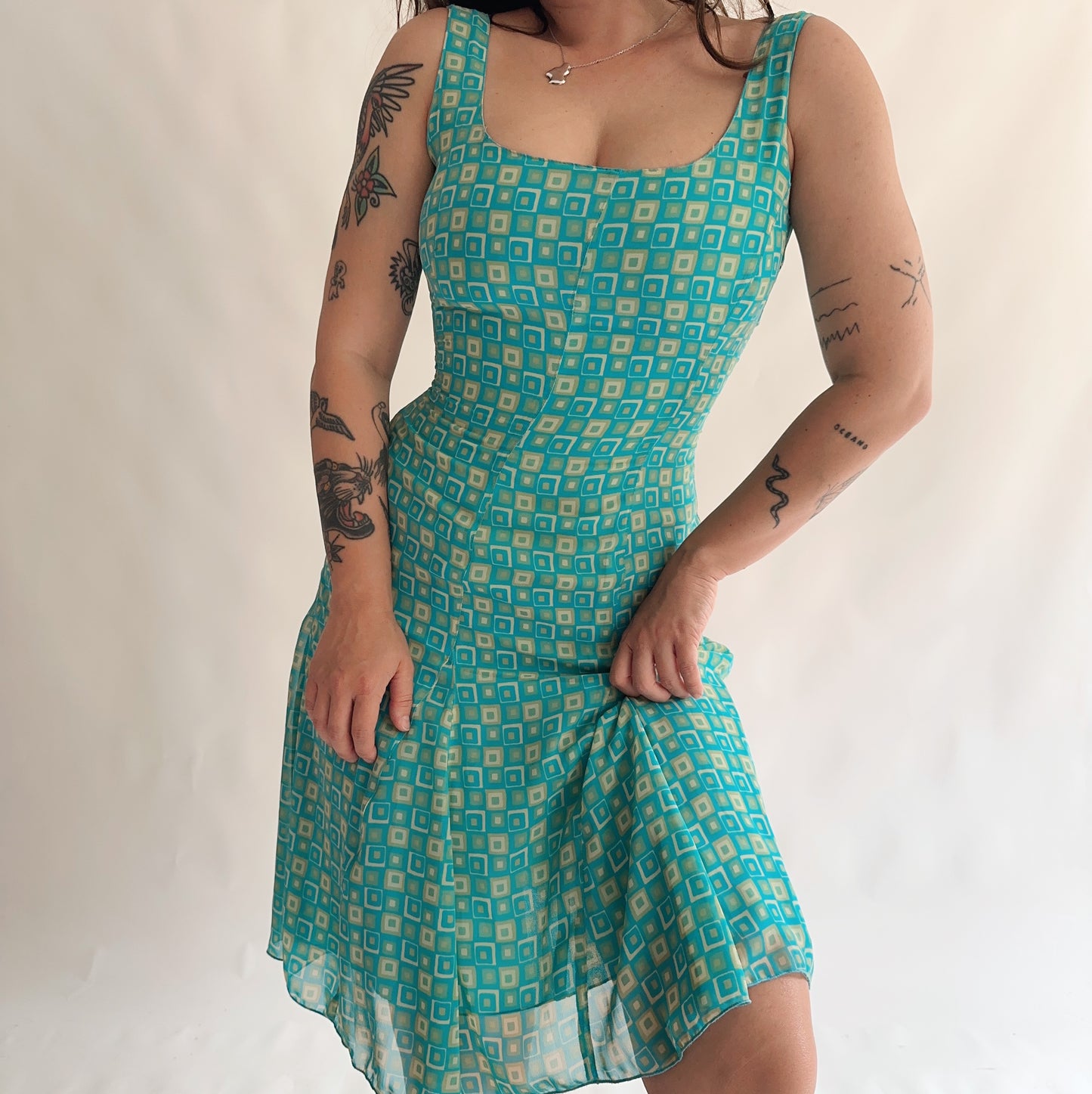 vestido vintage de verão (S)