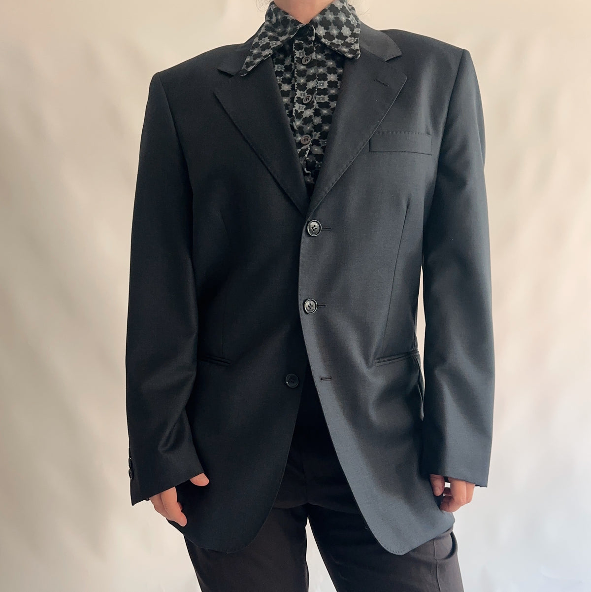 blazer vintage 100% lã (L)