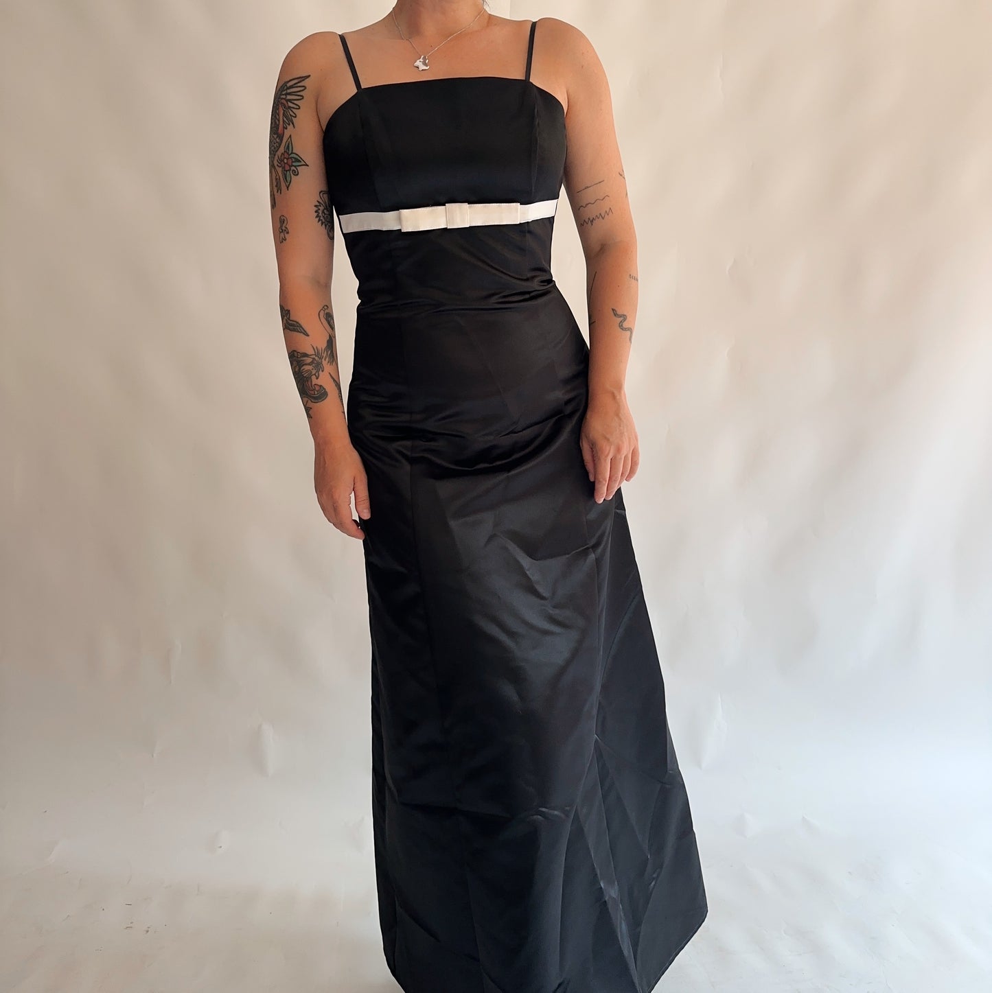 vestido vintage maxi minimal dos anos 90s (S-M)