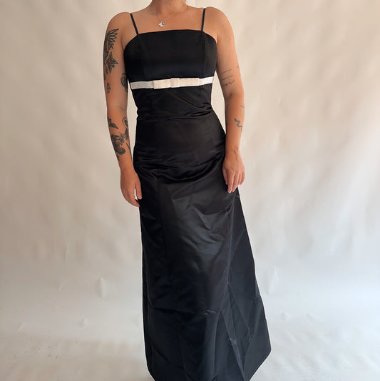 vestido vintage maxi minimal dos anos 90s (S-M)