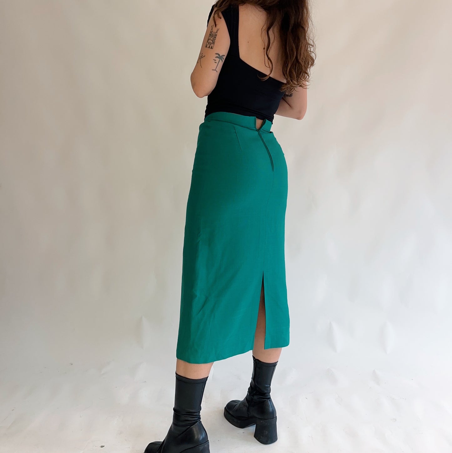 Saia Vintage Midi 100% seda (S-M)