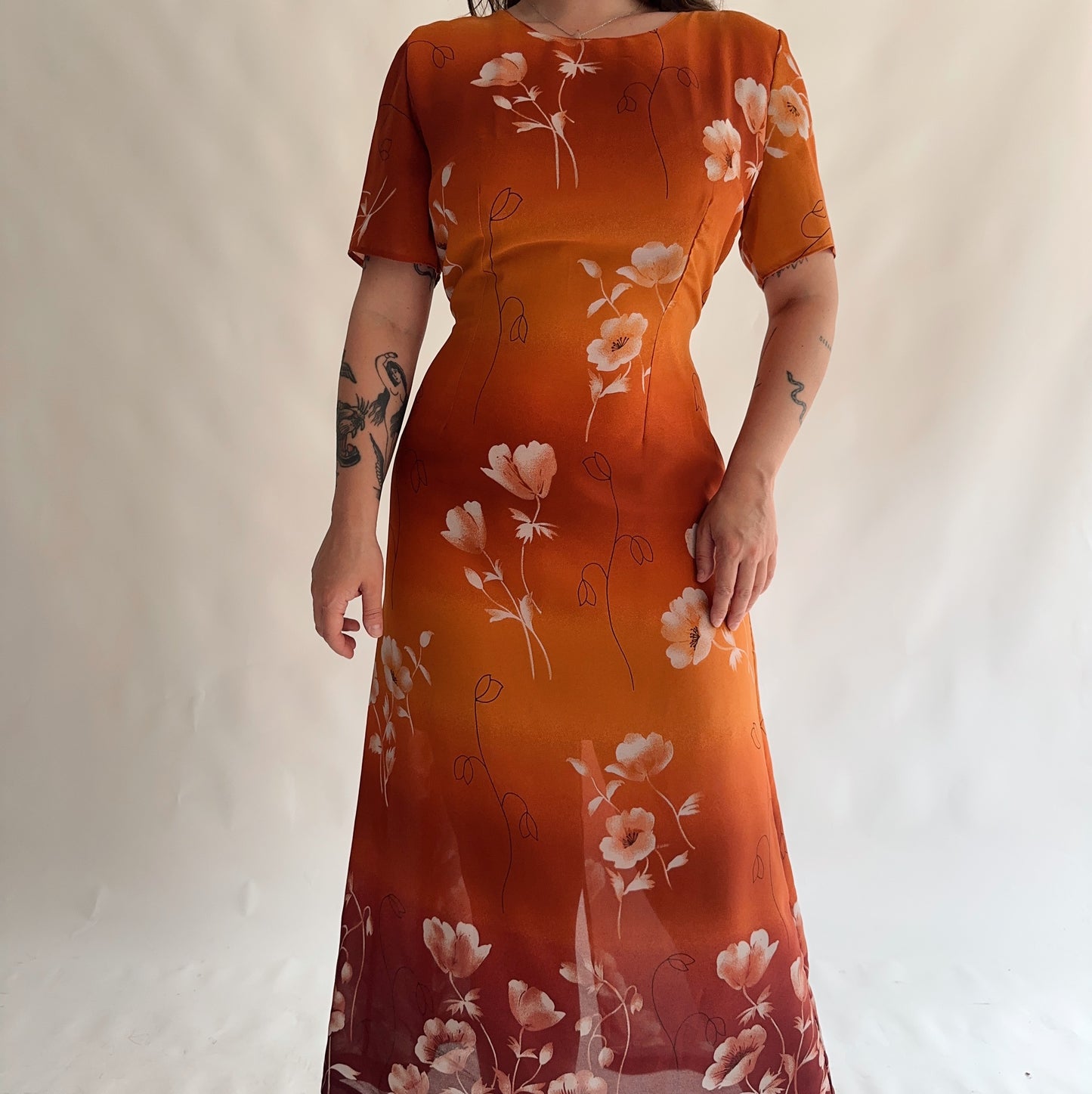 vestido vintage 90s (M-L)
