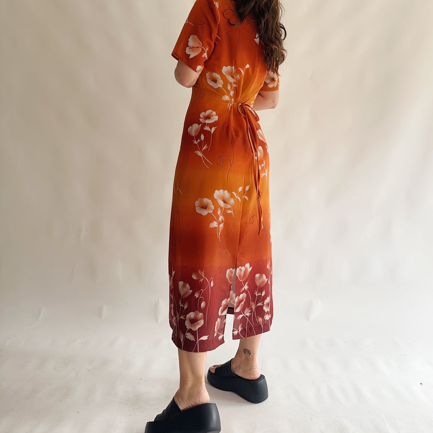 vestido vintage 90s (M-L)
