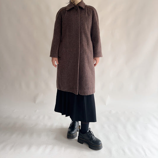 Sobretudo Vintage Llama + Lã (M-L)