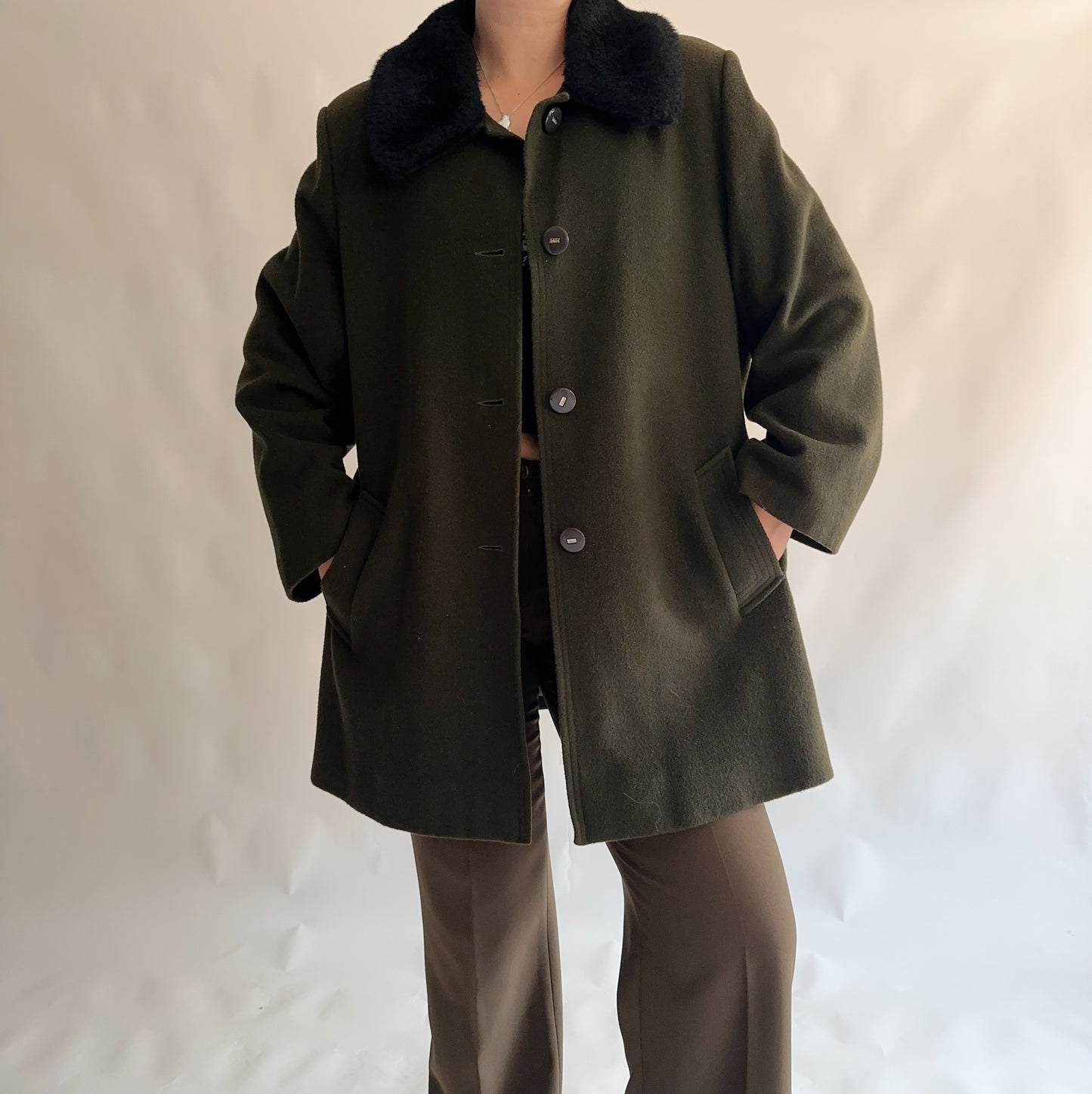 Casaco Vintage Lã (XL)