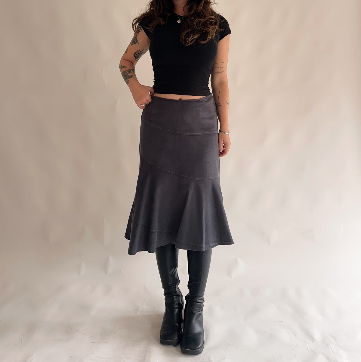 saia vintage y2k de inverno (M-L)