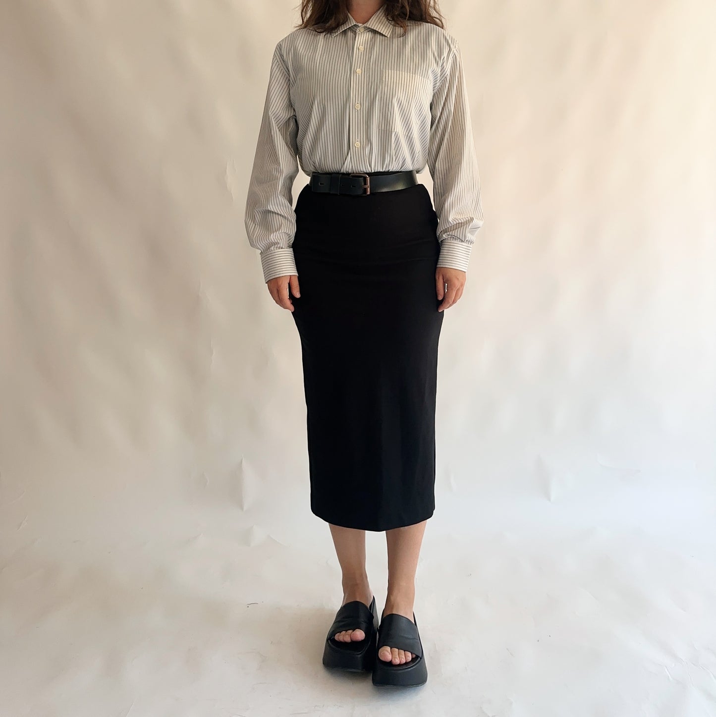 camisa vintage francesa 100% cotton (M)