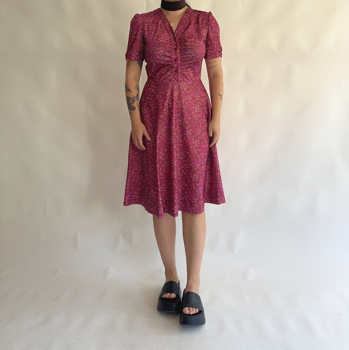 vestido vintage (M-L)