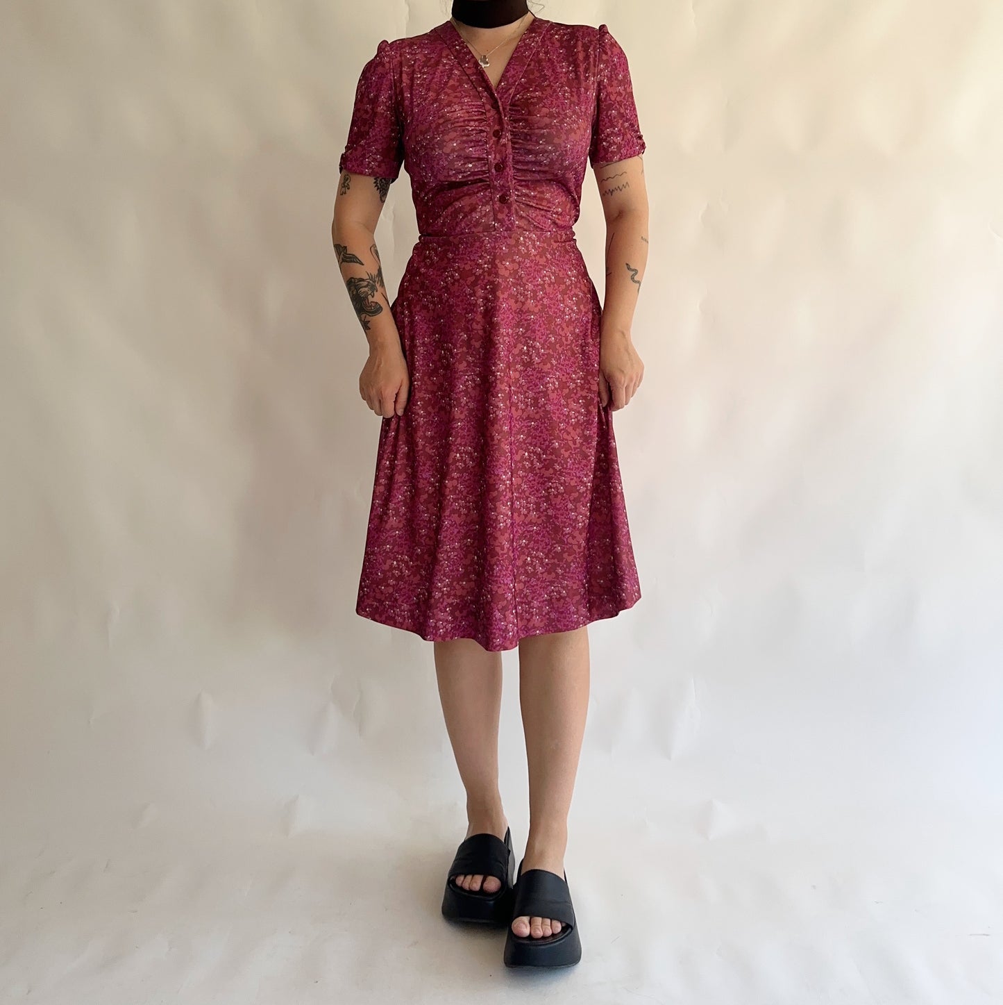 vestido vintage (M-L)