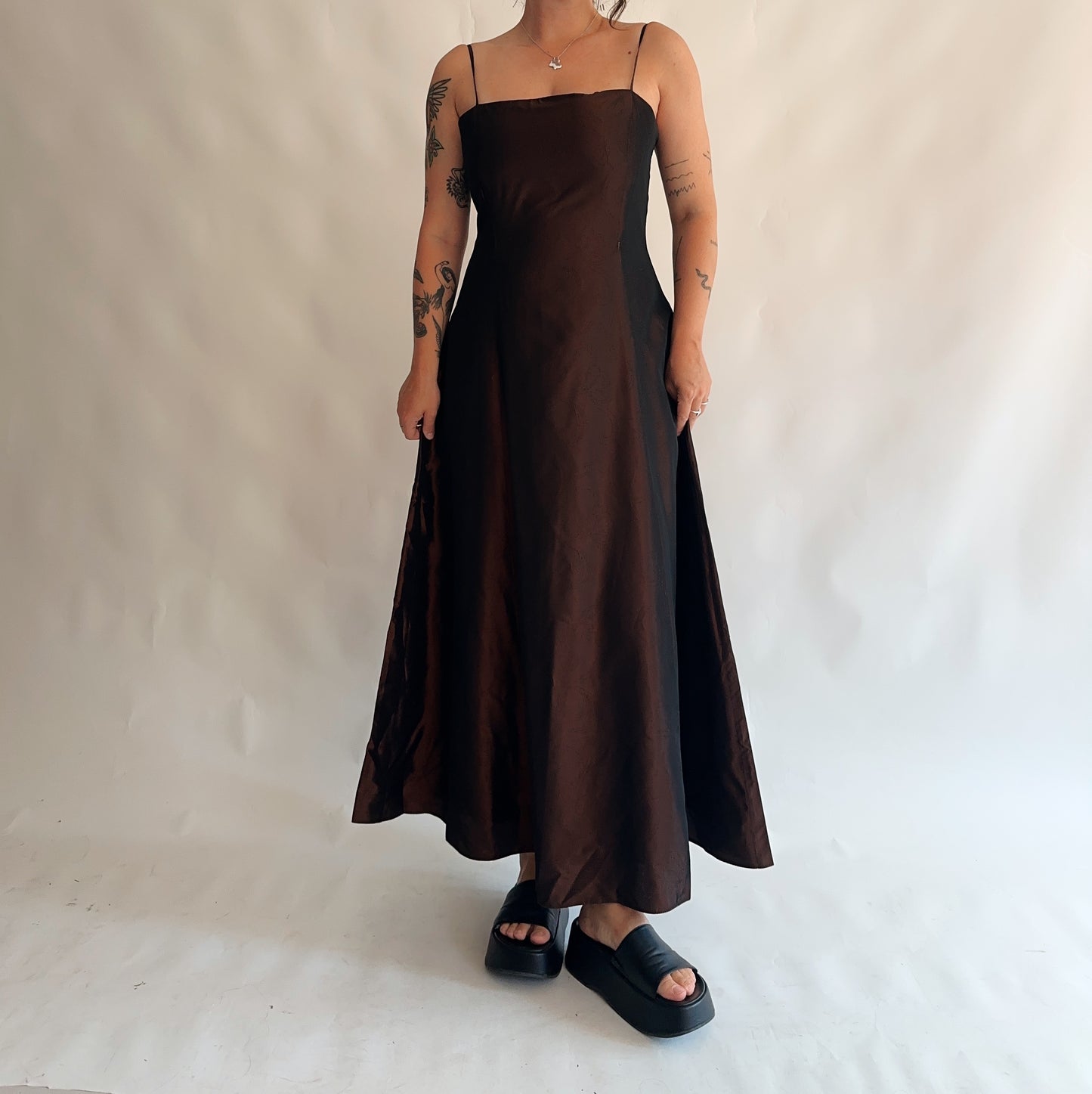 vestido vintage 90s (L)