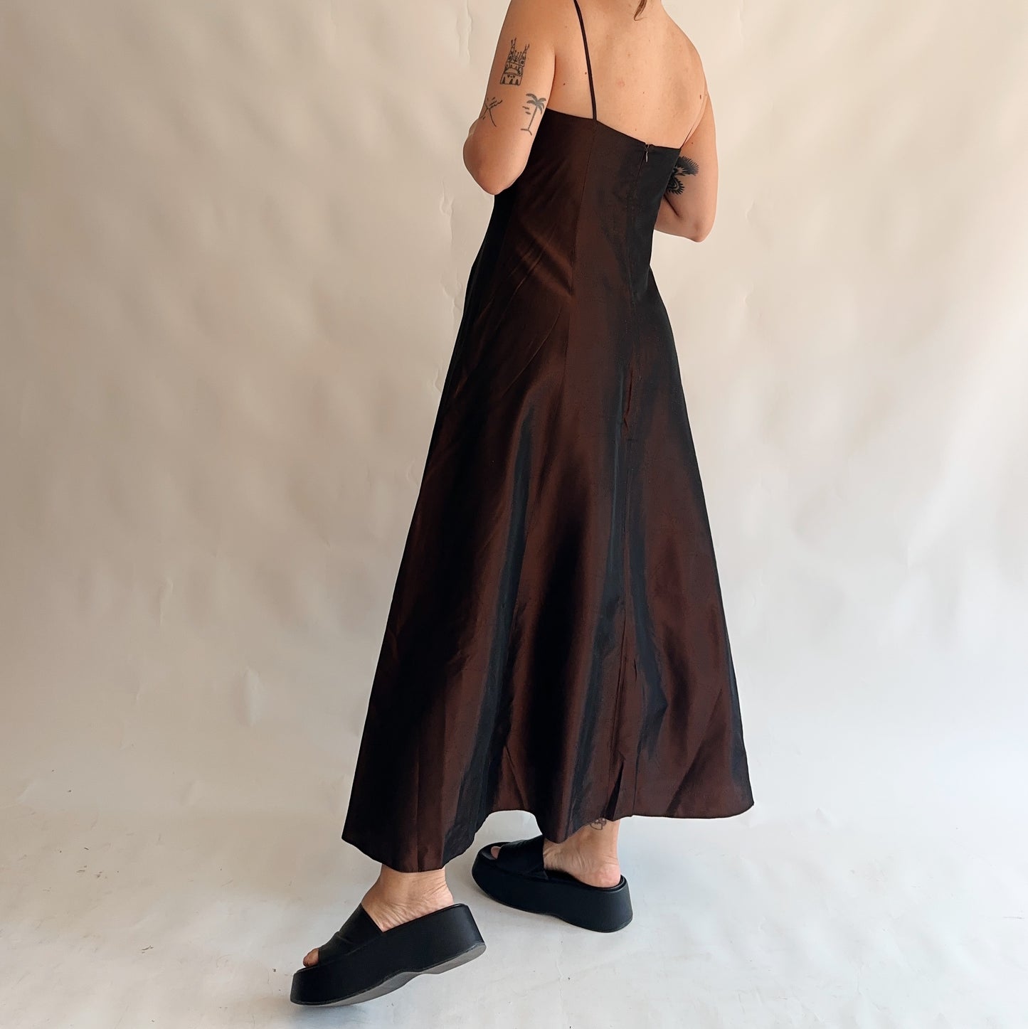 vestido vintage 90s (L)