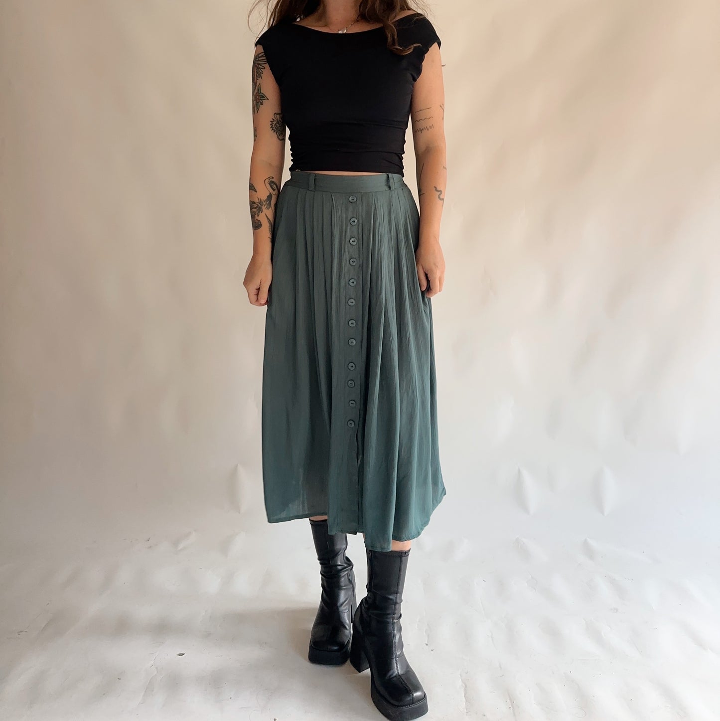 Saia Vintage midi 90s (S-M)