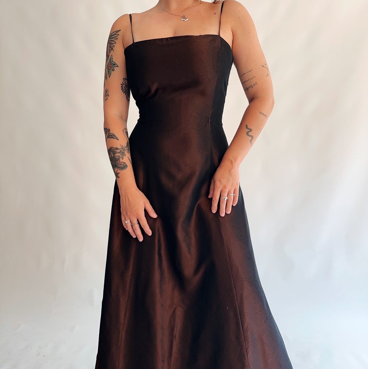 vestido vintage 90s (L)