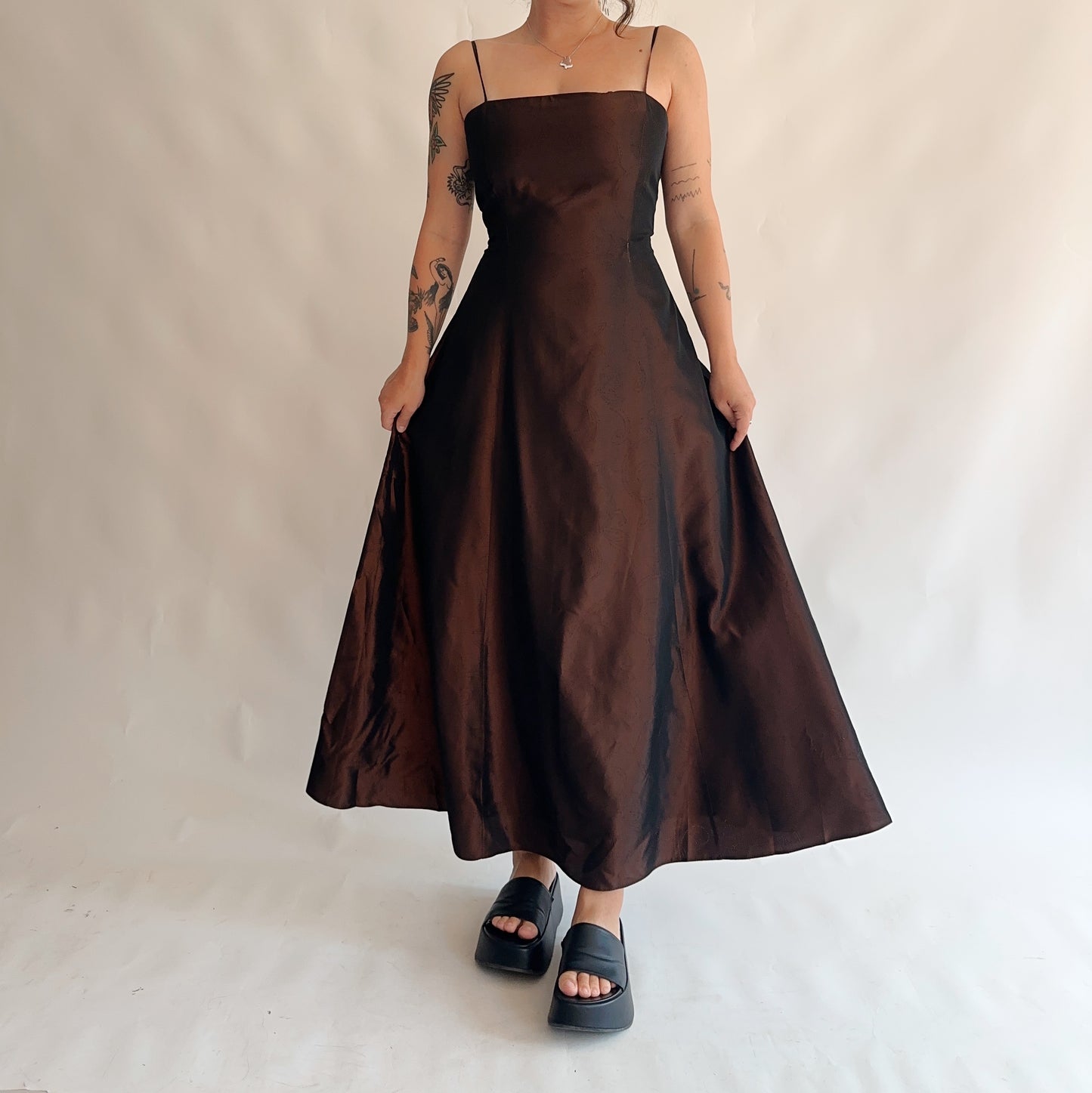 vestido vintage 90s (L)