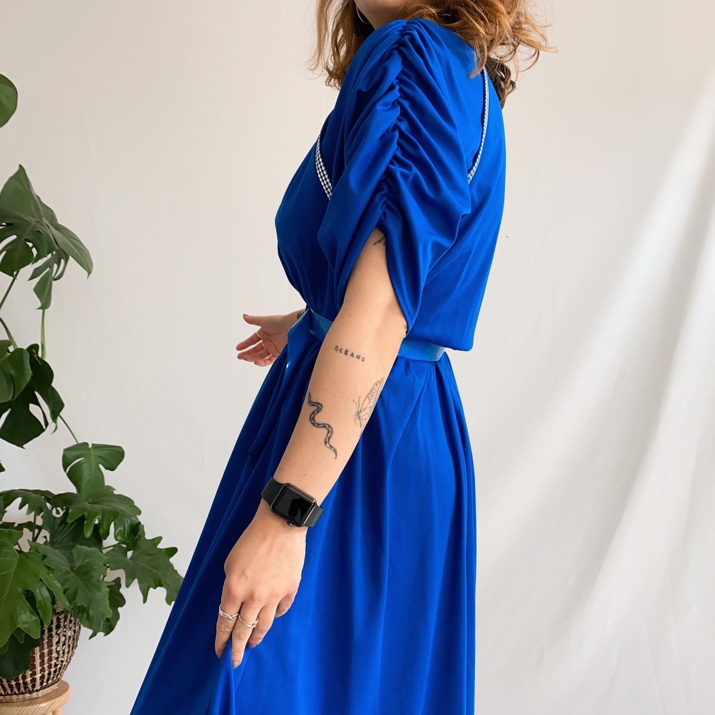long vintage dress (L)